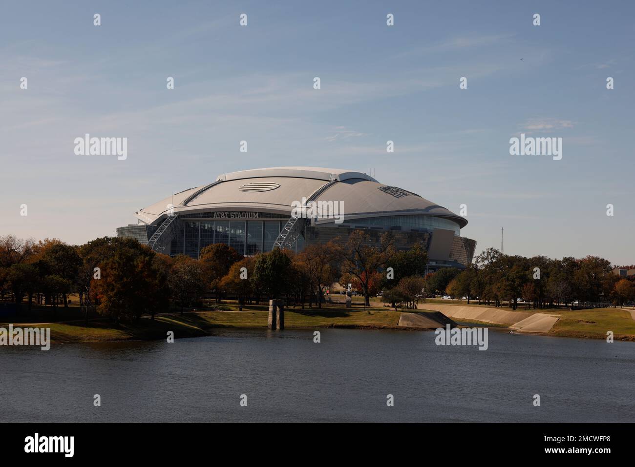 AT&T Stadium in a general outside view before the Thanksgiving day ...