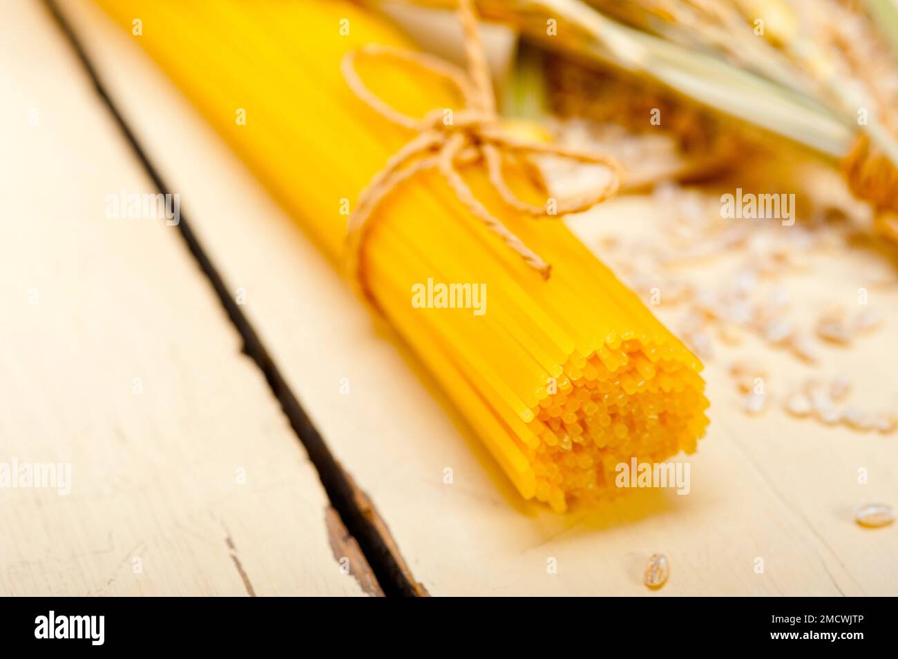 Organic Raw italian pasta and durum wheat grains crop Stock Photo - Alamy