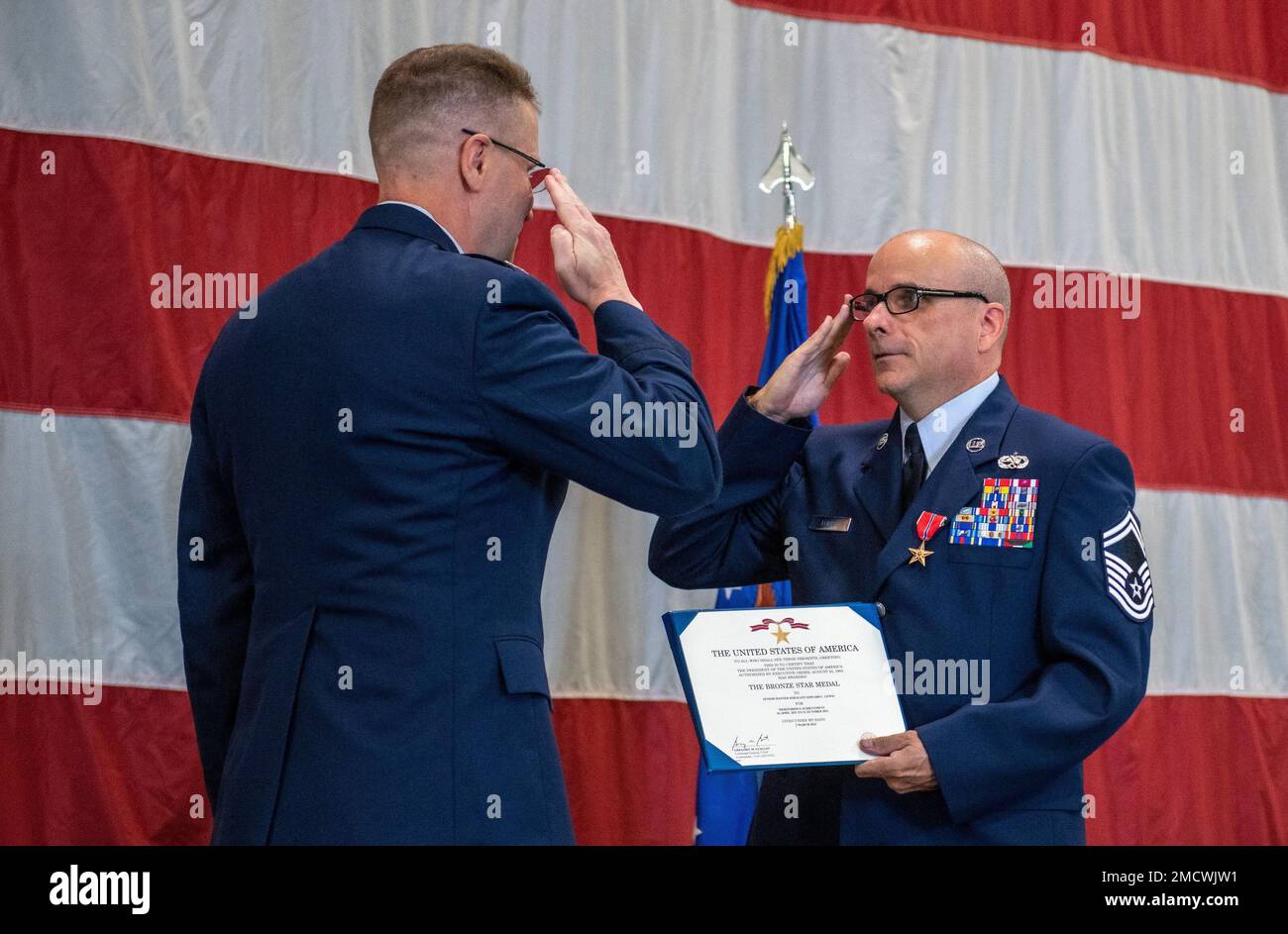 Senior Master Sgt. Edward Lewis, an Air Transportation Superintendent ...