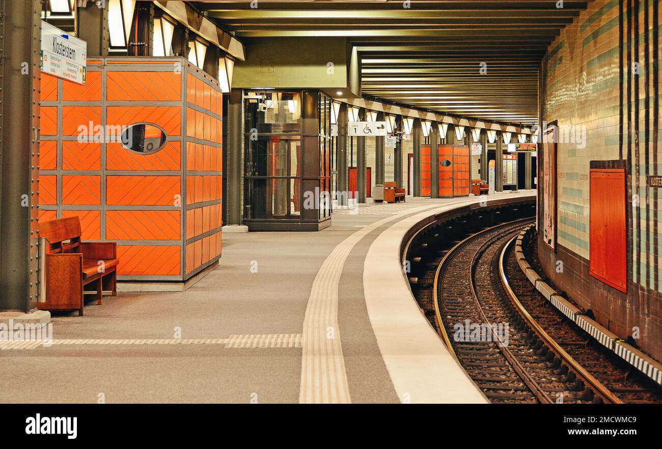 Klosterstern underground station, Hamburg, Germany Stock Photo - Alamy