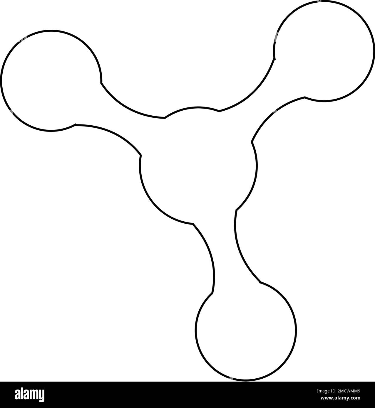 molecule logo vector icon template Stock Vector Image & Art - Alamy