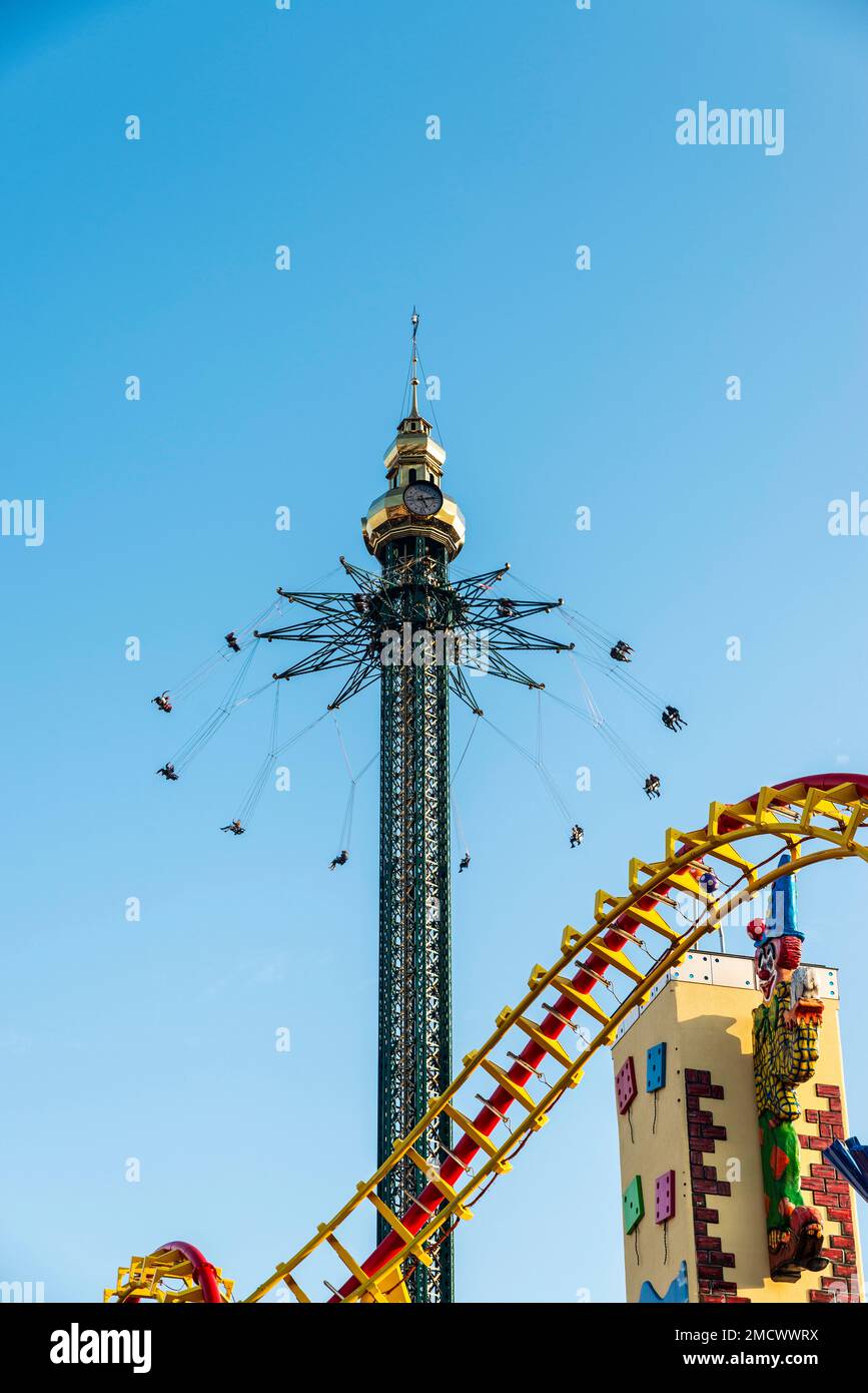 Vienna Swing Ride Leopoldstadt vienna austria hi-res stock photography and images - Alamy