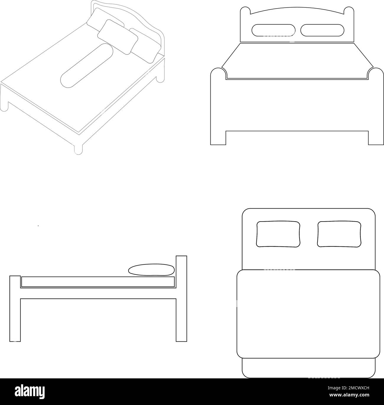 bed logo stock illustration design Stock Vector Image & Art - Alamy