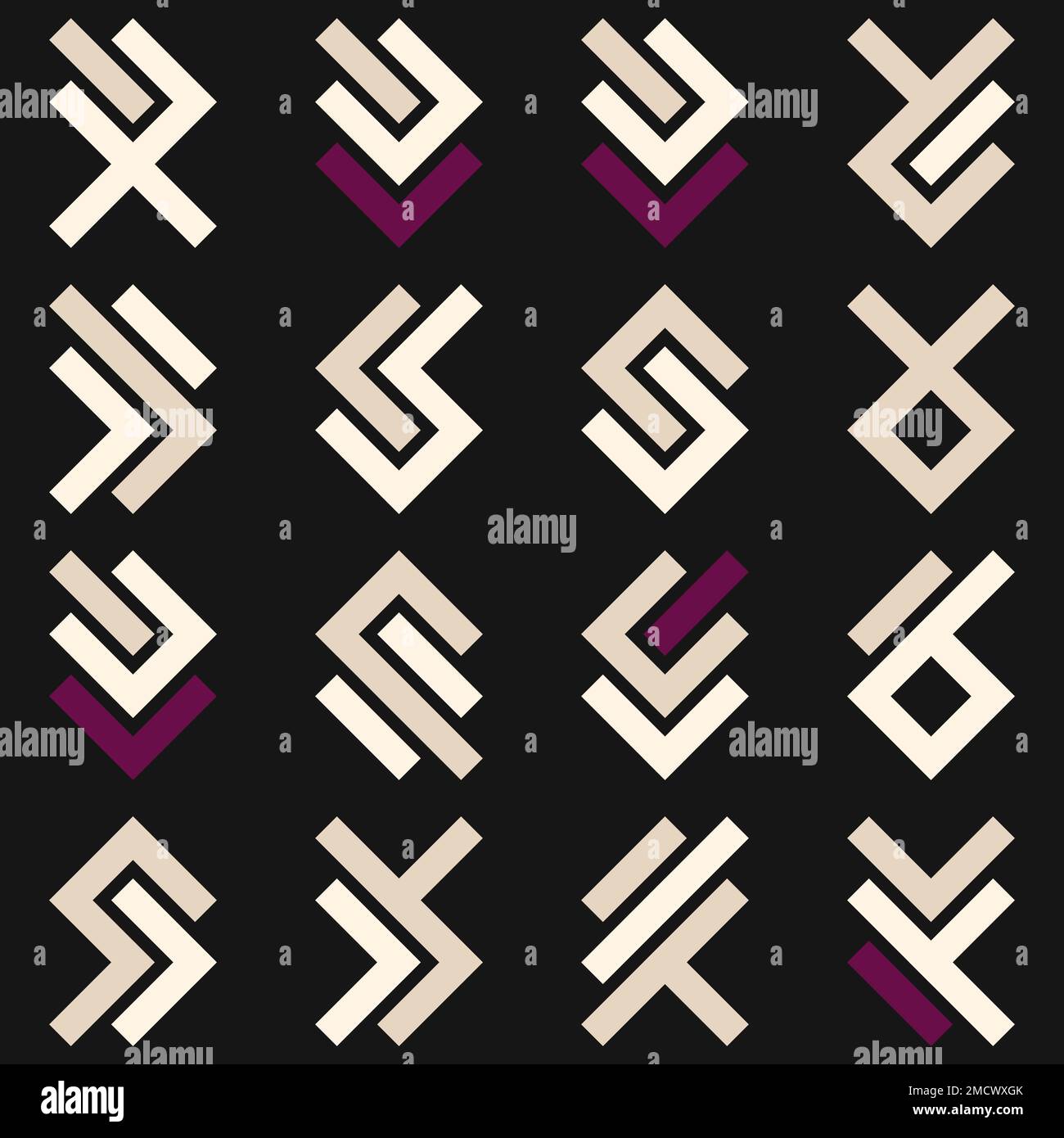 Asemic Glyph writing hieroglyph imitation generative illustration Stock ...