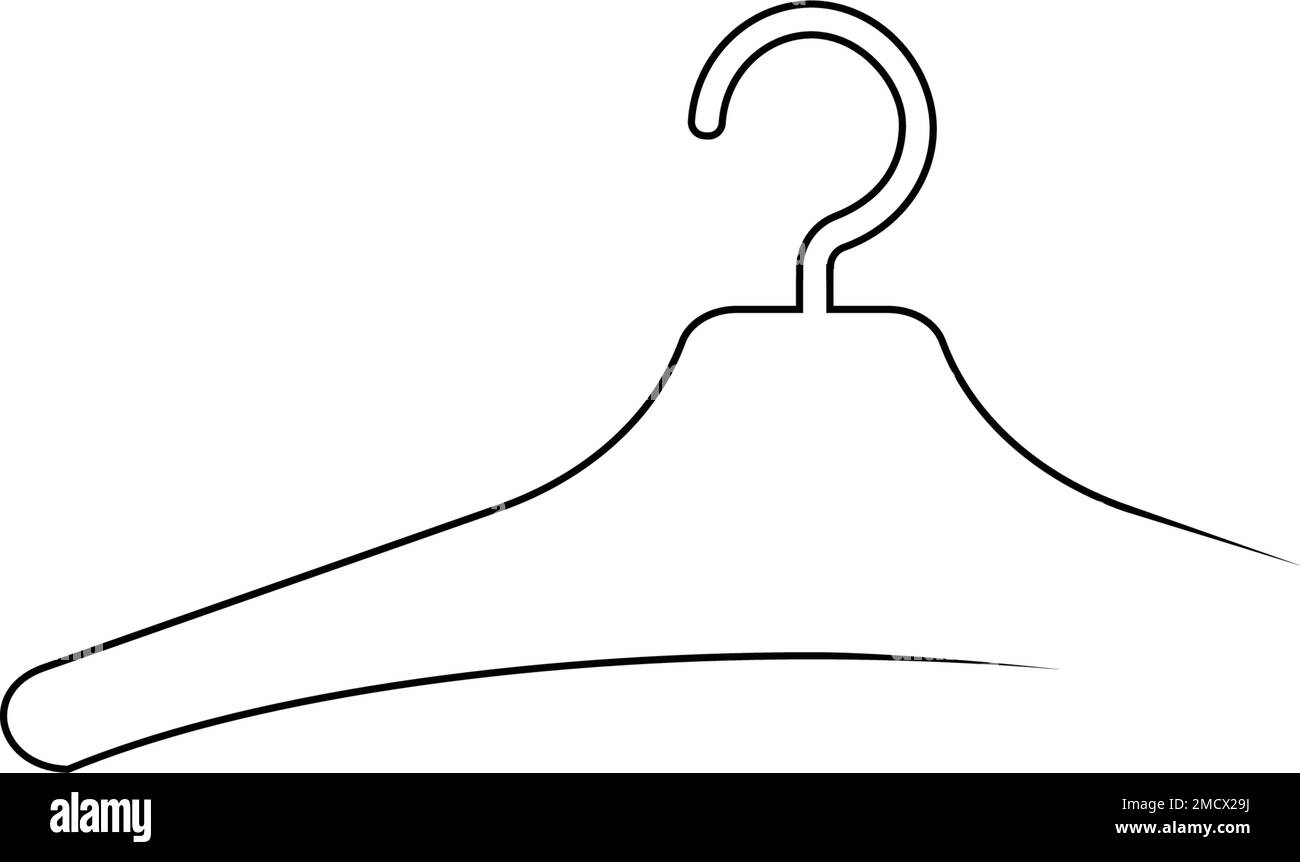 Hanger Logo Flat Design Vector Template Stock Vector Image Art Alamy