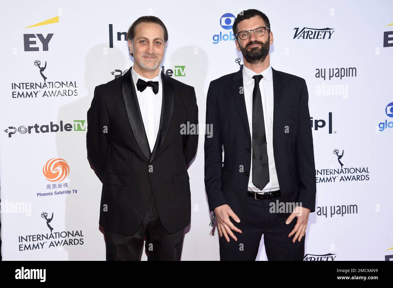 Gregory Monro, left, and Martin Laurent attend the 49th International ...