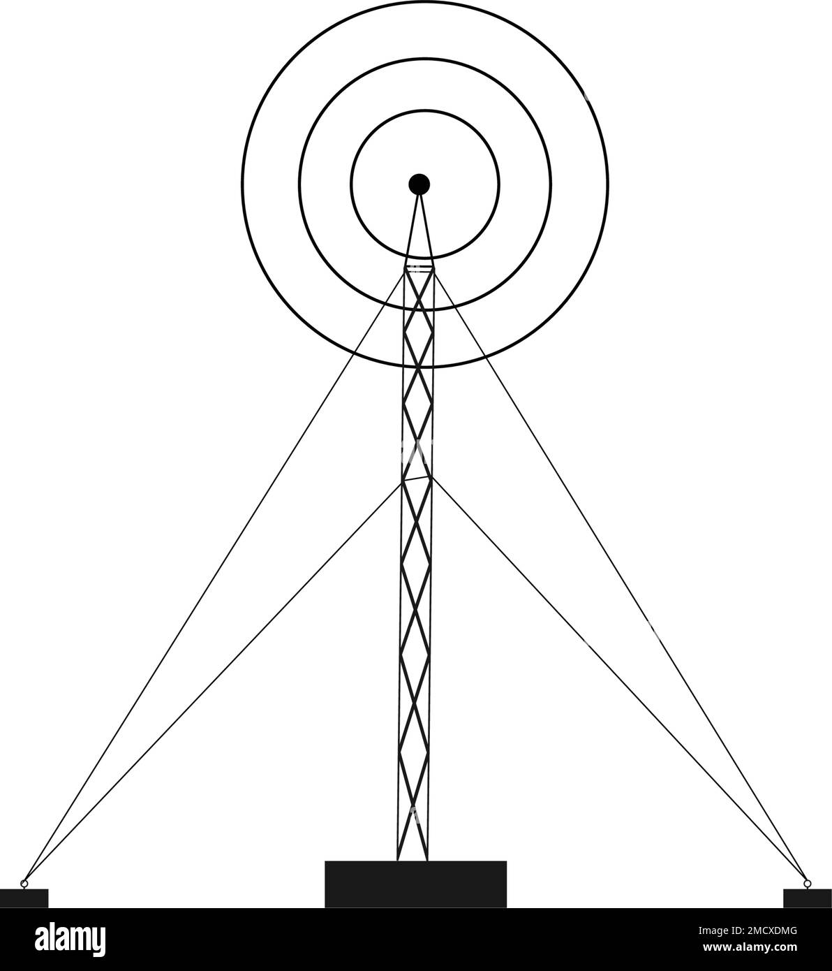 antenna logo stock illustration design Stock Vector Image & Art Alamy