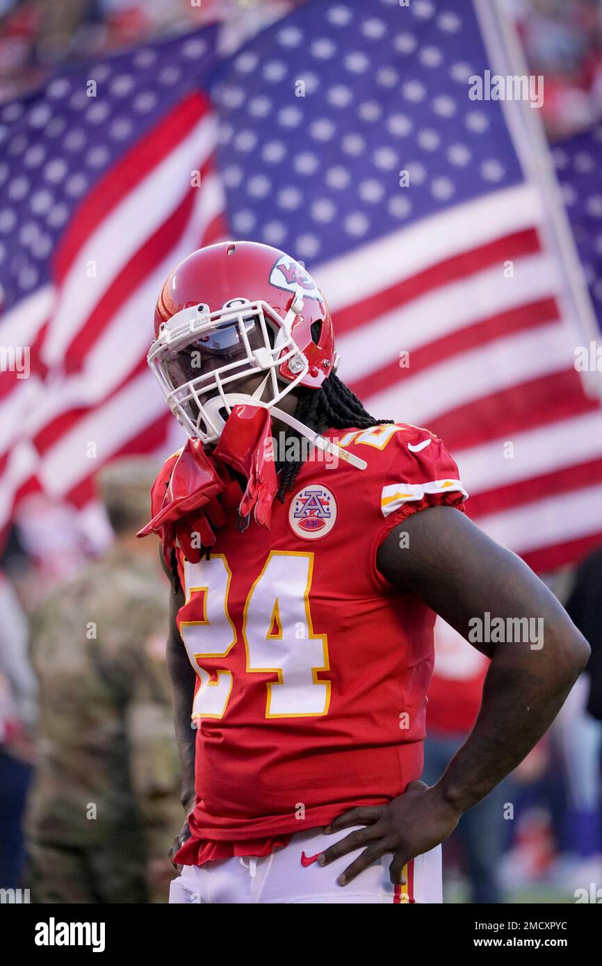 Kansas City Chiefs linebacker Melvin Ingram III is seen before the ...