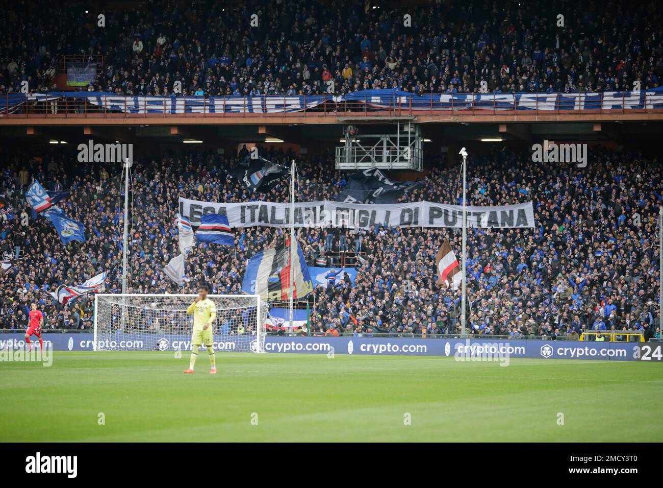 during the Italian Serie A, football match between Uc Sampdoria and Udinese  Calcio on January 22, 2023 at Luigi Ferraris Stadium, Genova, Italy. Photo  Nderim Kaceli Stock Photo - Alamy