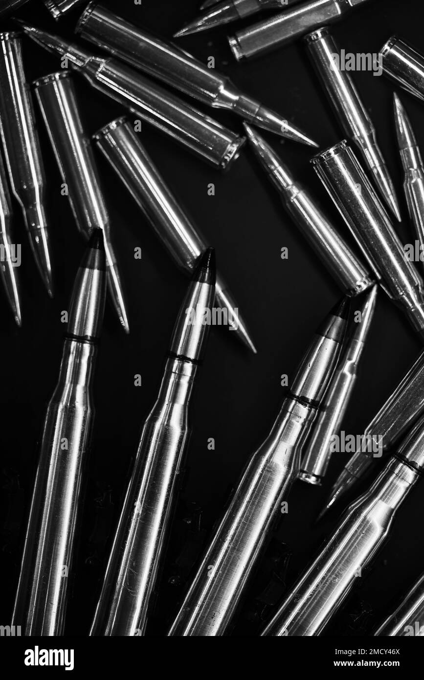 Ammo shell casing Black and White Stock Photos & Images Alamy
