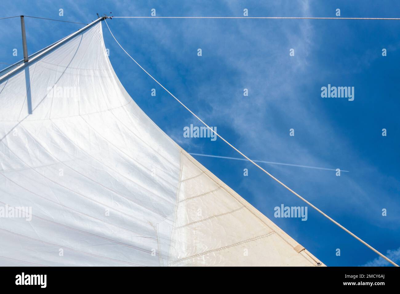 Sail in the sky Stock Photo