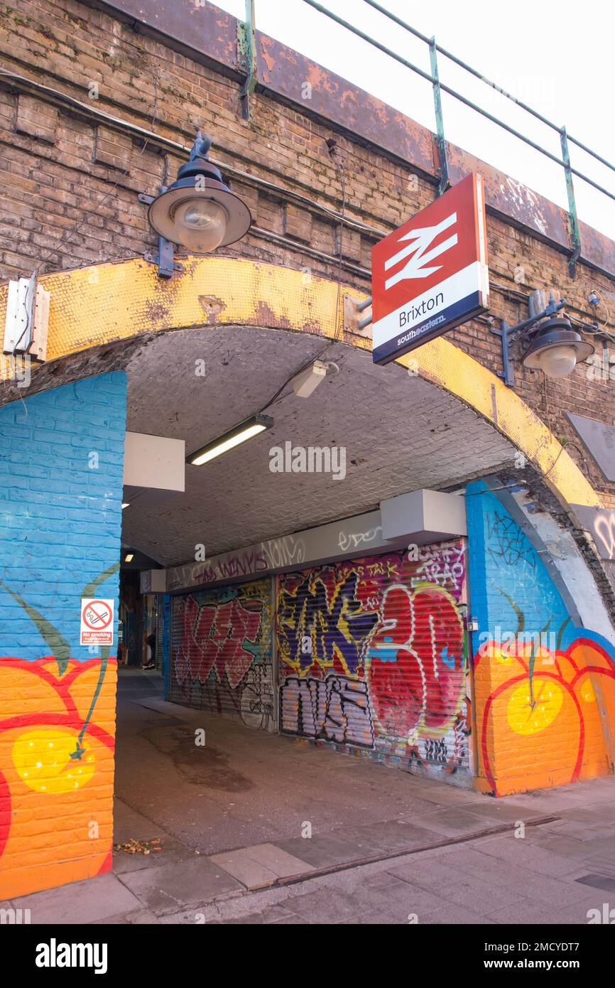 Brixton Station London Stock Photo Alamy