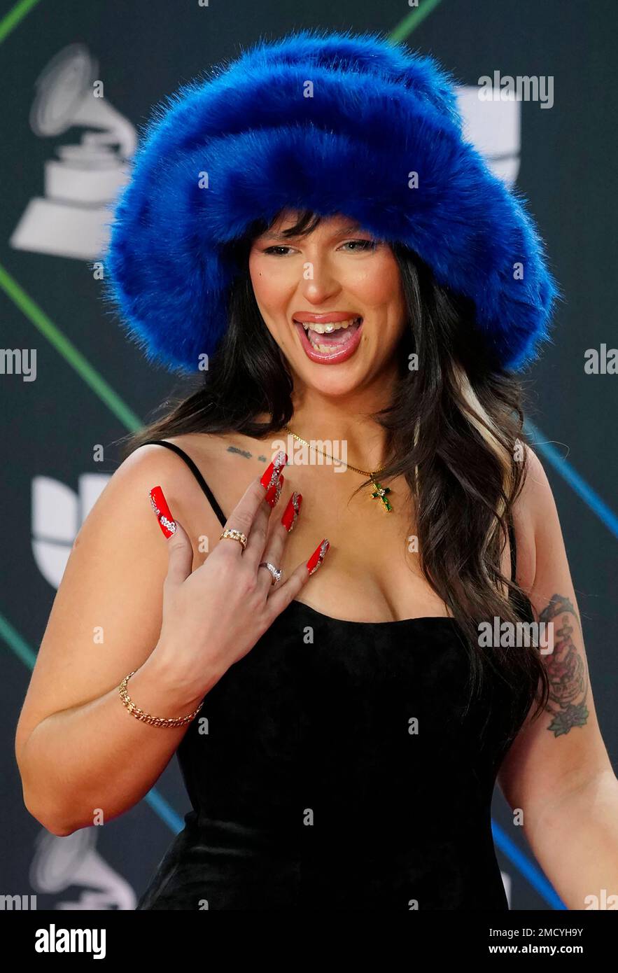 Nathy Peluso Arrives At The 22nd Annual Latin Grammy Awards On Thursday Nov 18 2021 At The 6744