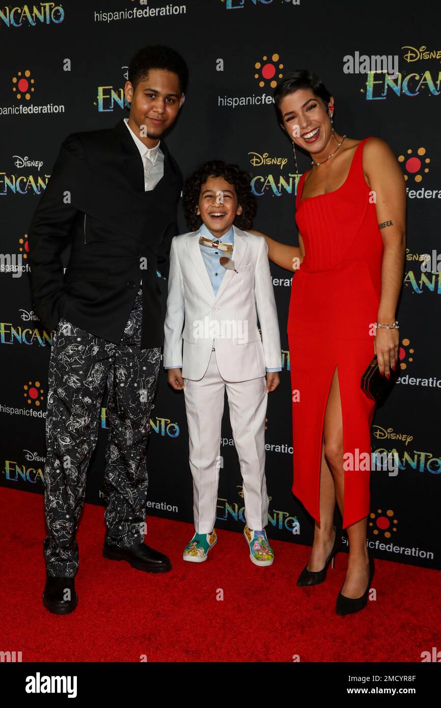 Actors Rhenzy Feliz, from left, Ravi Cabot-Conyers and Jessica Darrow