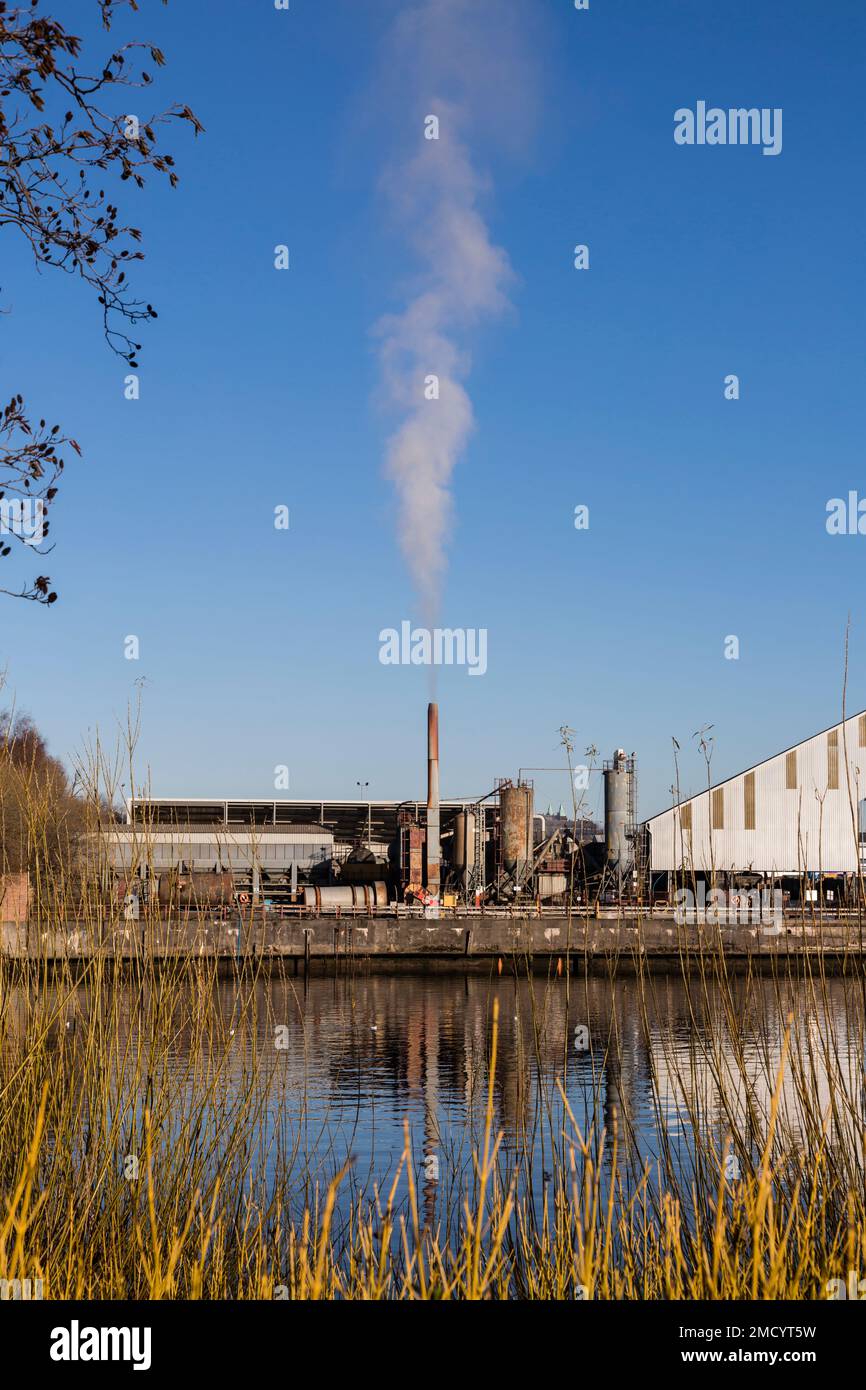 Aggregate Industries asphalt mixing plant, Glasgow, Scotland, UK, Europe Stock Photo