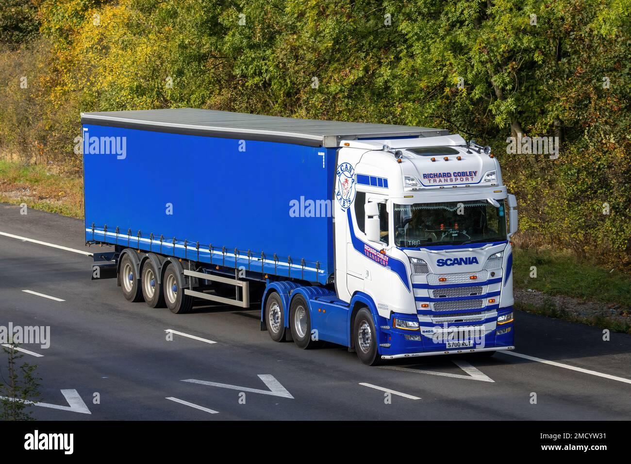 Richard Cobley Transport Scania 540S S700 RCT Stock Photo