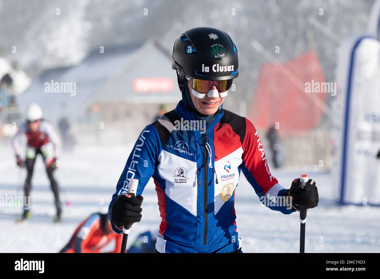 Arinsal, Andorra : January 22, 2023 : Jessica PARDIN of France Skiers in  action during the ISMF Ski Mountaineering World Cup Comapedrosa Vertical  Race Senior Women Andorra 2023 in January 2023 Stock Photo - Alamy
