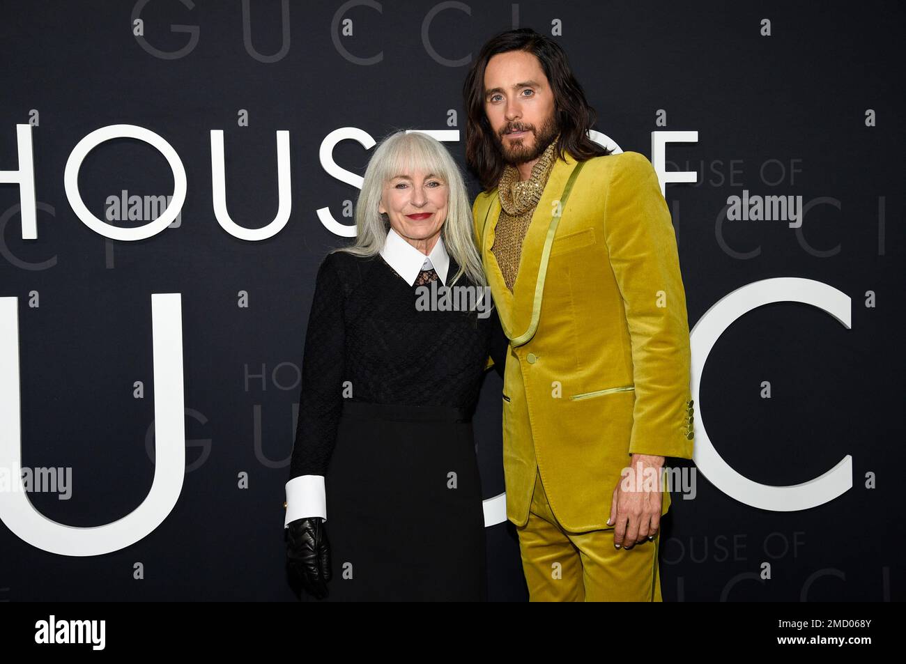 Jared Leto, right, and Constance Leto attend the premiere of