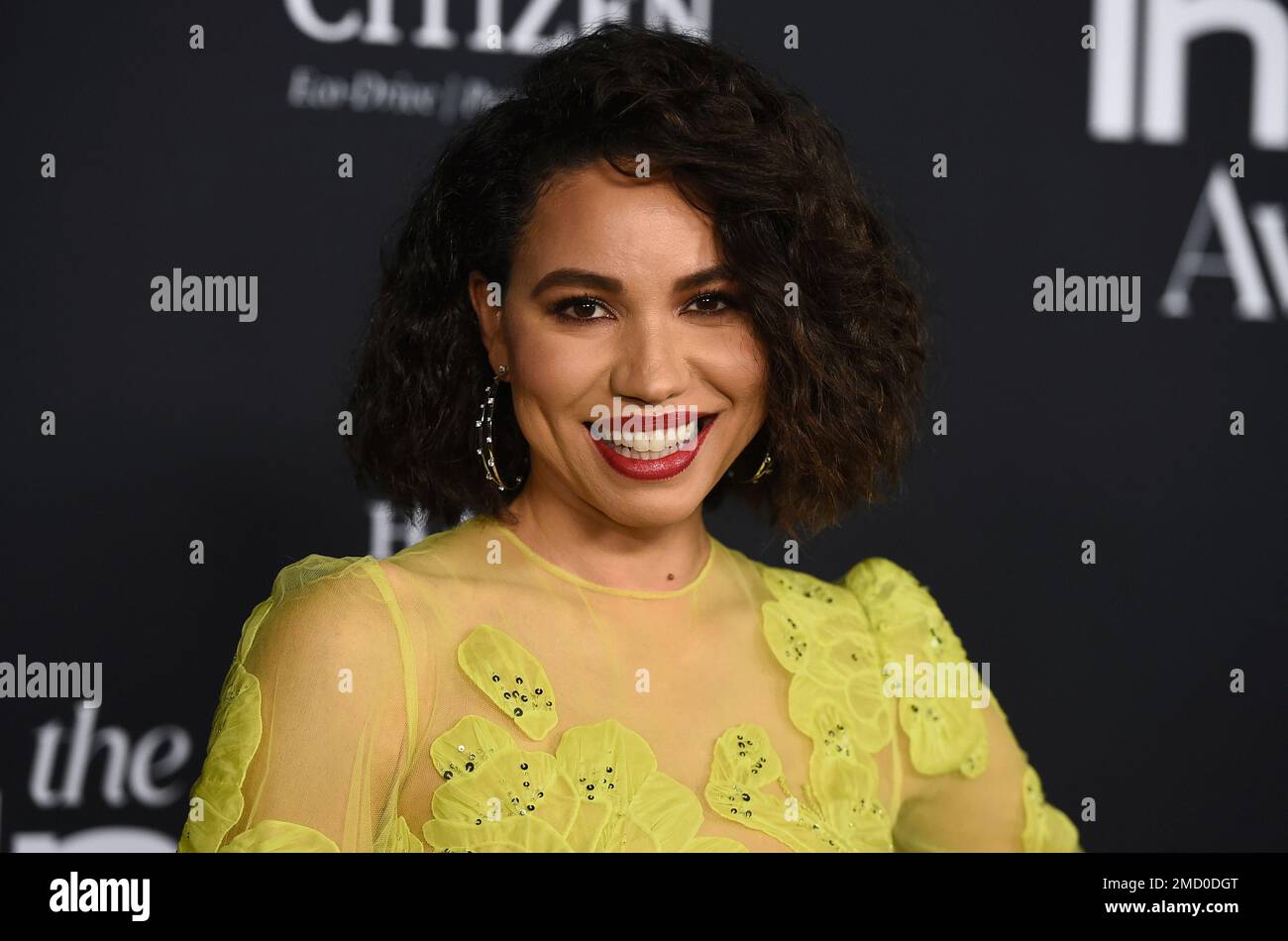 Jurnee Smollett arrives at the 2021 InStyle Awards at The Getty Center
