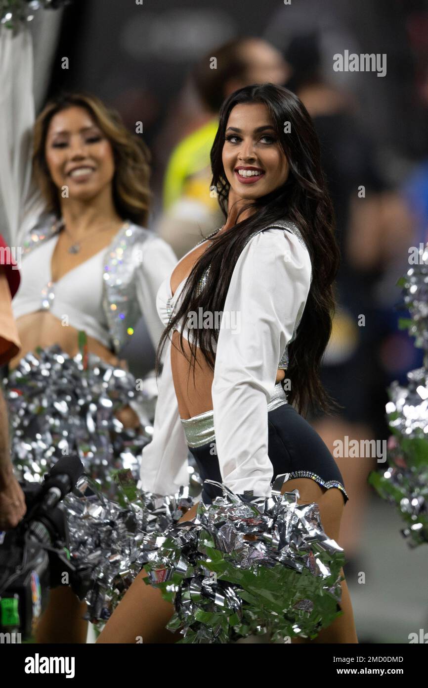 Las Vegas Raiders cheerleaders while playing the Kansas City Chiefs