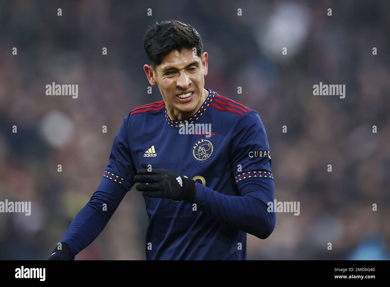 ROTTERDAM - Edson Alvarez of Ajax during the Dutch premier league match  between Feyenoord and Ajax at Feyenoord Stadion de Kuip on January 22, 2023  in Rotterdam, Netherlands. ANP MAURICE VAN STONE