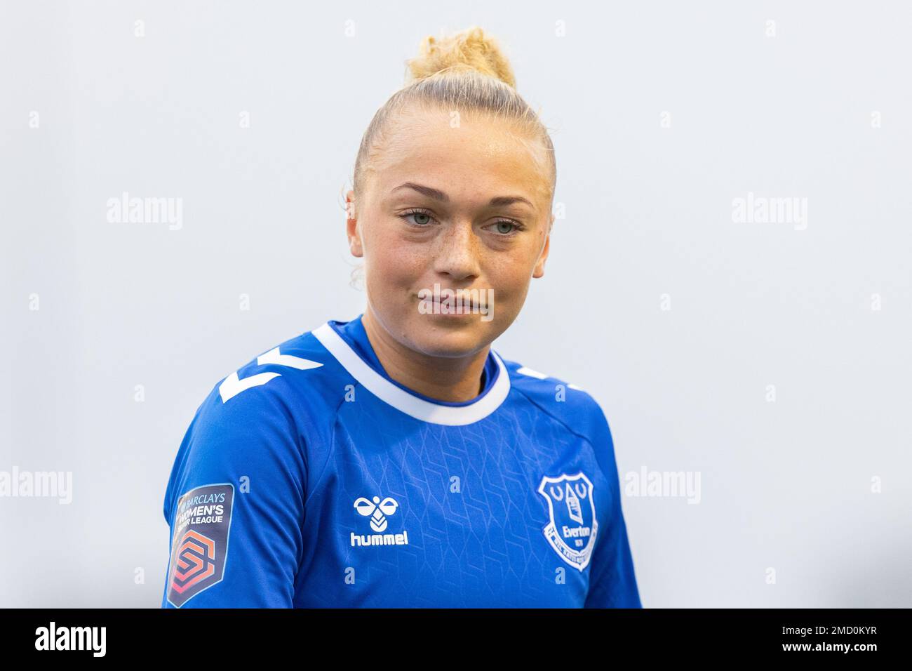 Liverpool, UK. 22nd Jan 2023. Hanna Bennison of Everton Women during the The Fa Women's Super League match between Everton Women and West Ham Women at Walton Hall Park, Liverpool, United Kingdom, 22nd January 2023  (Photo by Phil Bryan/Alamy Live News) Stock Photo