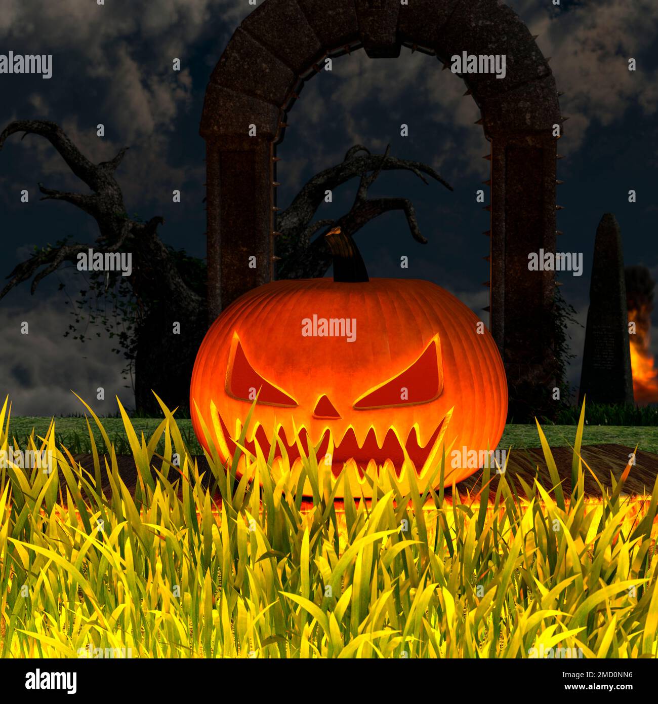 3d rendering burning yellow hi-res stock photography and images - Alamy