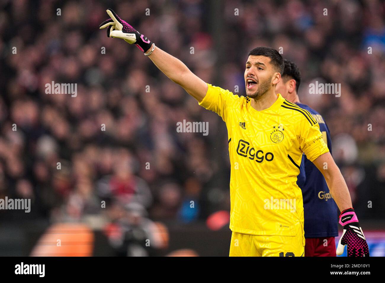 ROTTERDAM, NETHERLANDS - JANUARY 22: goalkeeper Geronimo Rulli of Ajax ...