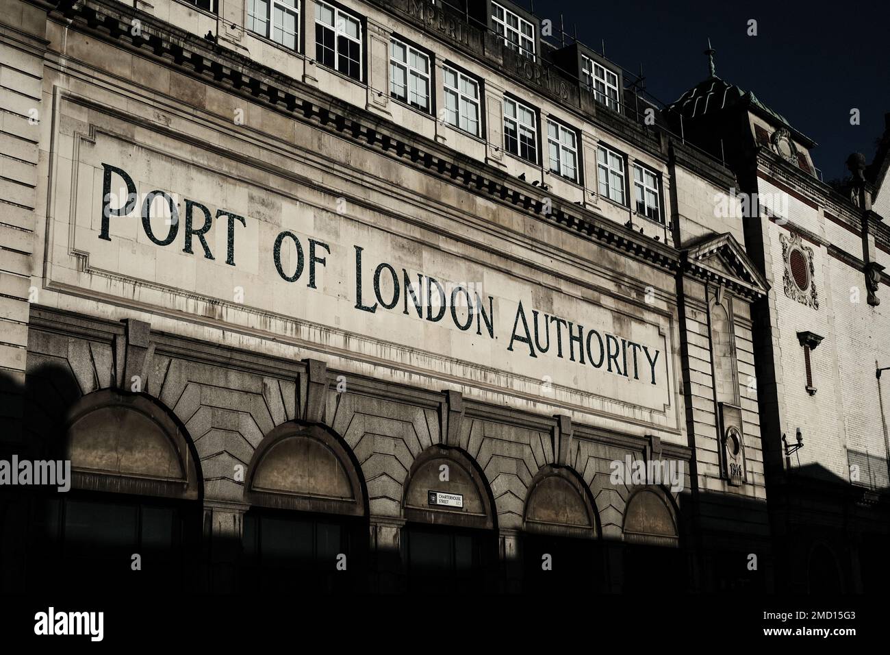Port of London Authority Stock Photo Alamy