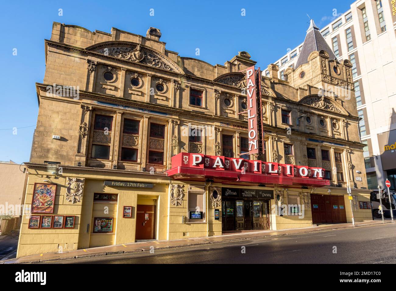 Pavilion Theatre, Renfield Street, Glasgow, Scotland, UK Stock Photo