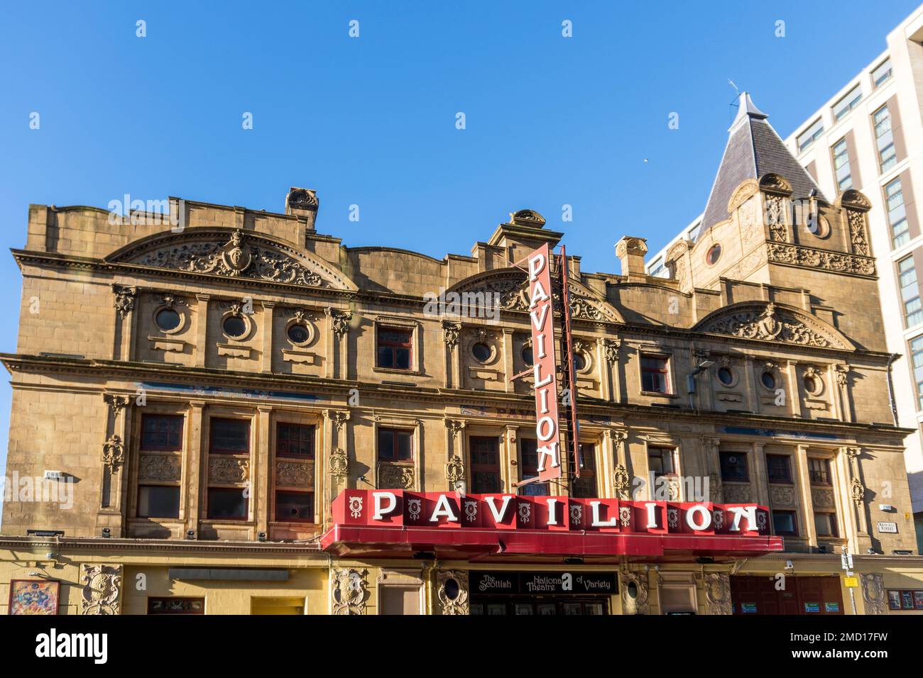 Pavilion Theatre, Renfield Street, Glasgow, Scotland, UK Stock Photo