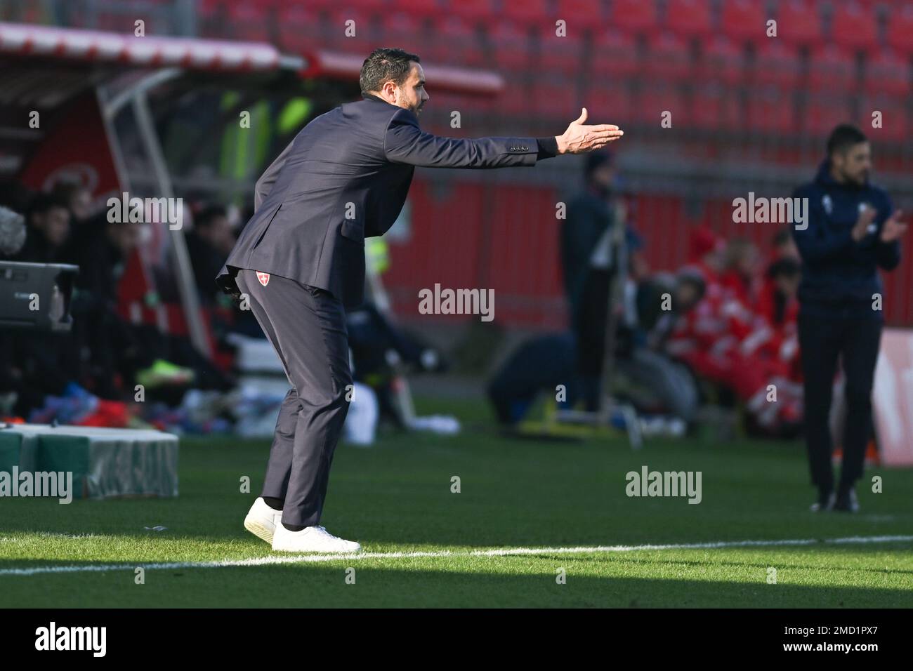 Coach Raffaele Palladino AC Monza during the Italian Serie A tootball ...