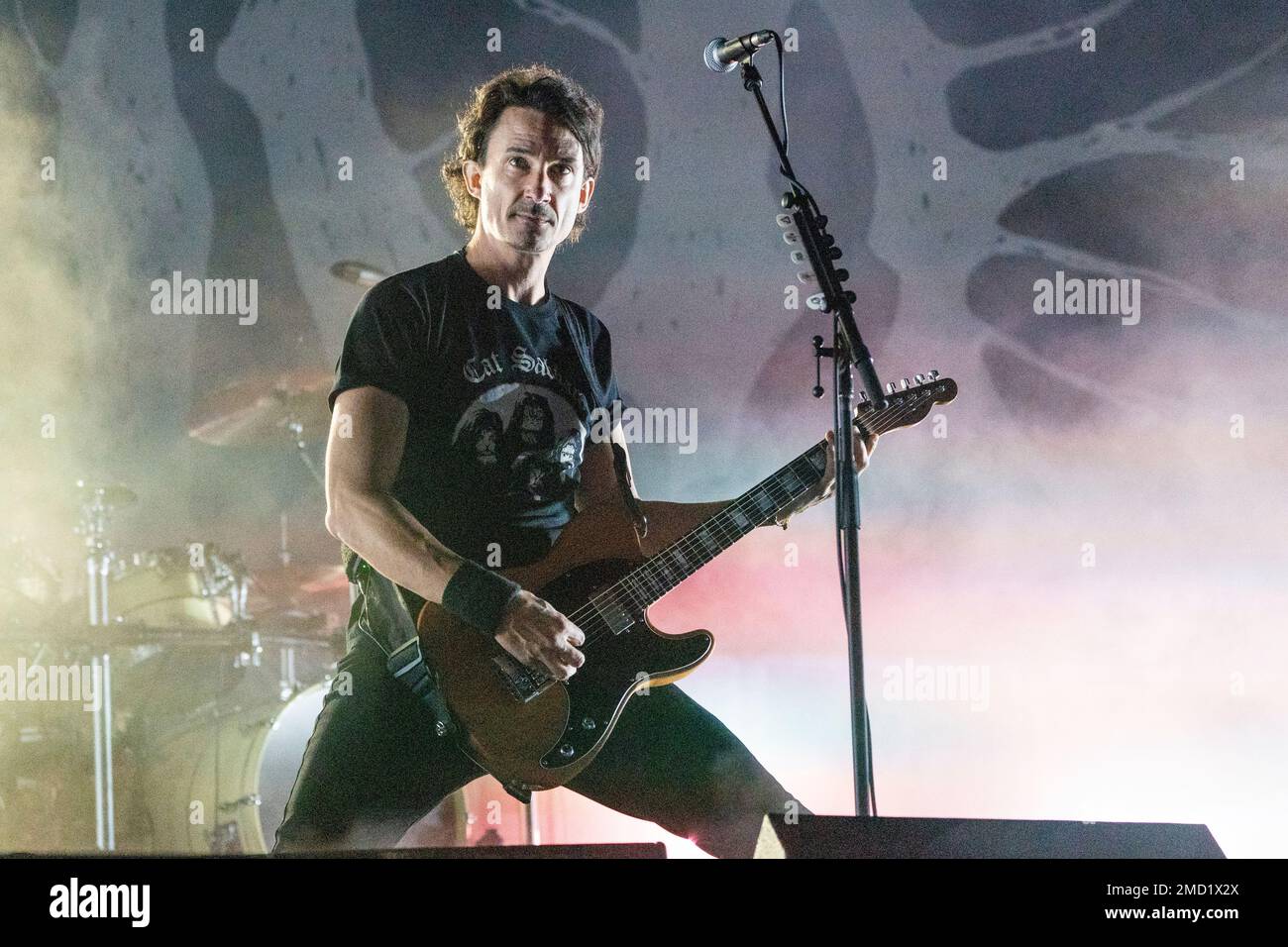 Joseph Andrew Duplantier of Gojira performs at Welcome to Rockville at ...