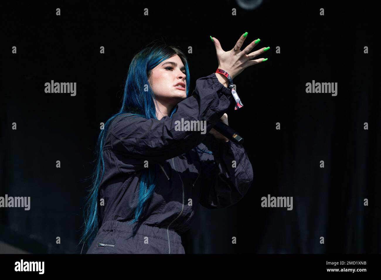 Courtney LaPlante of Spiritbox performs at Welcome to Rockville at