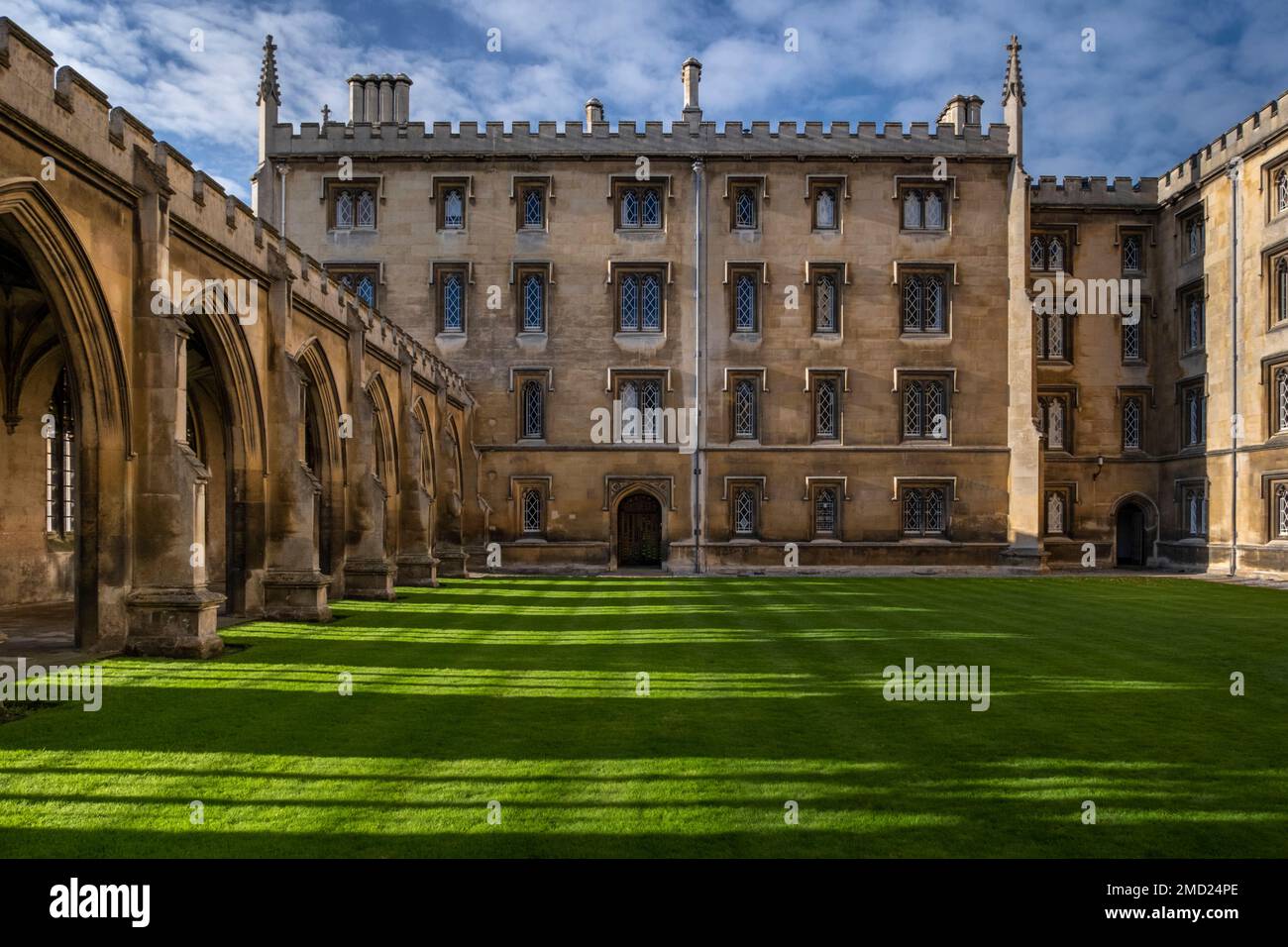 New Court at St Johns College Cambridge, Cambridge University, Cambridge, Cambridgeshire, England, UK Stock Photo
