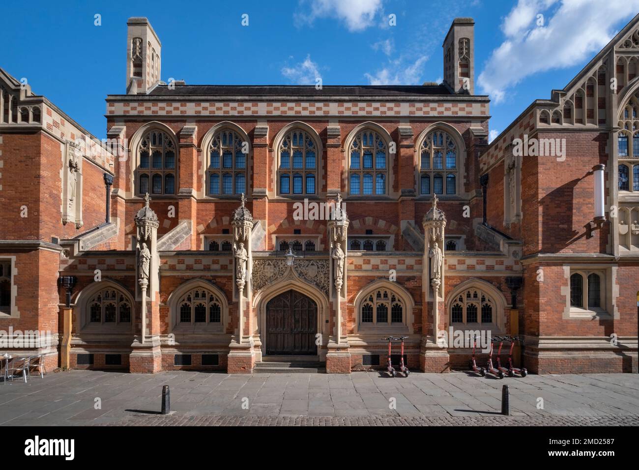The Old Divinity School, Trinity Street, St John's College, Cambridge University, Cambridge, Cambridgeshire, England, UK Stock Photo