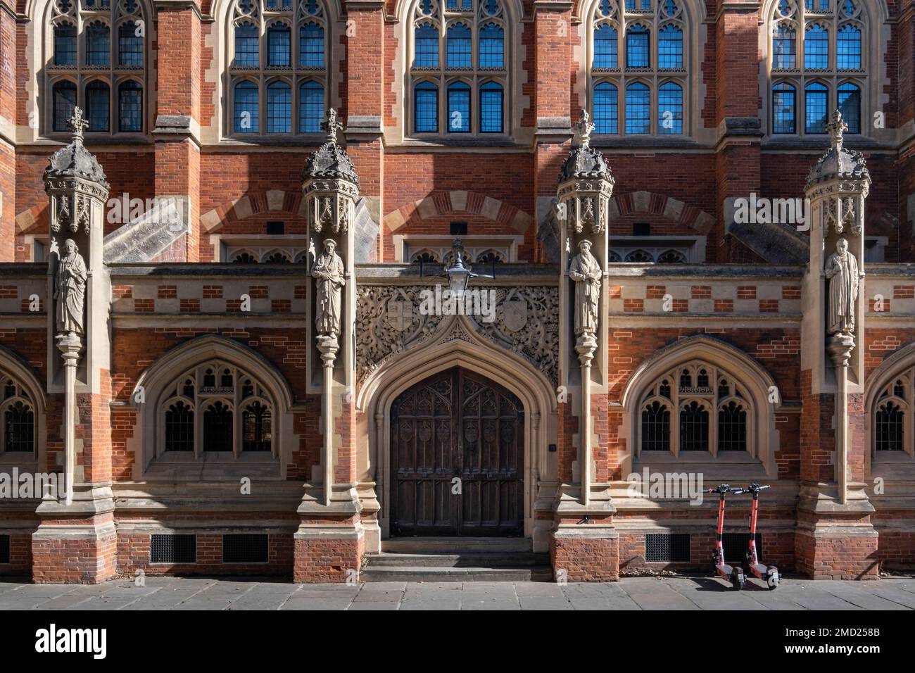 The Old Divinity School, Trinity Street, St John's College, Cambridge University, Cambridge, Cambridgeshire, England, UK Stock Photo