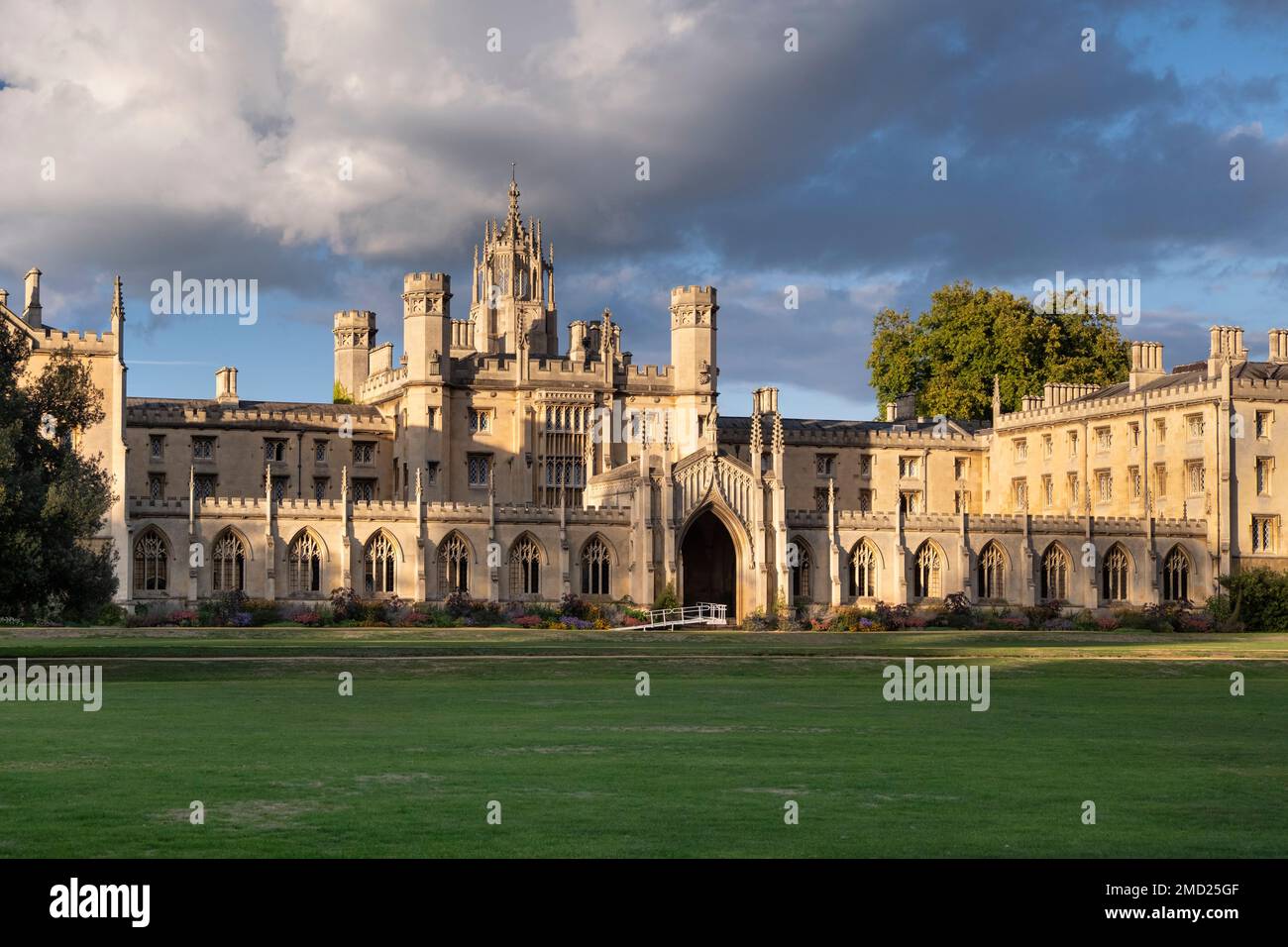 New Court, St John's College Cambridge, Cambridge University, Cambridge, Cambridgeshire, England, UK Stock Photo