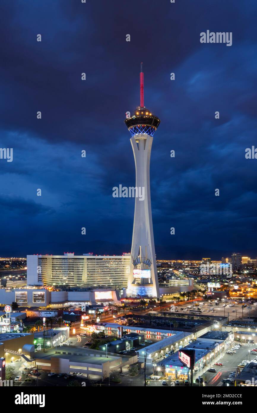 Adrenaline at Las Vegas Stratosphere Tower Stock Image - Image of night,  adrenaline: 122755291