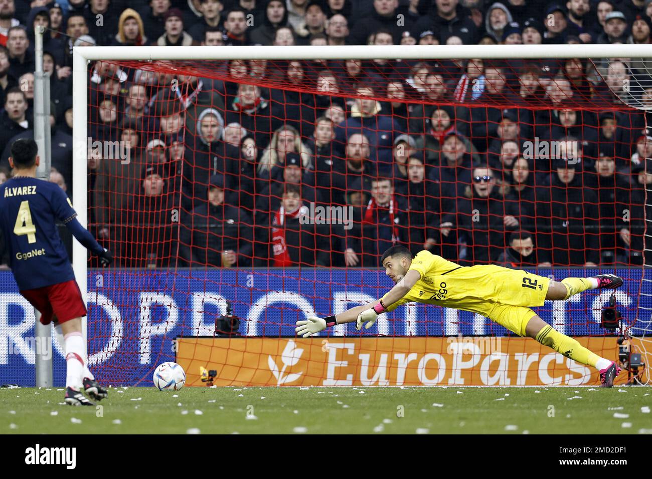 ROTTERDAM - Ajax goalkeeper Geronimo Rulli during the Dutch premier ...