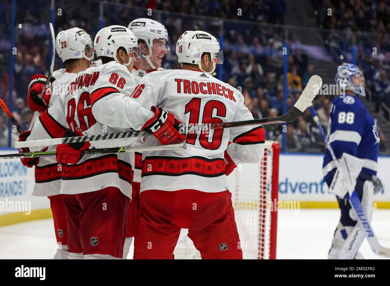 Carolina Hurricanes' Sebastian Aho in action during an NHL hockey game  against the Philadelphia Flyers, Monday, Feb. 21, 2022, in Philadelphia.  (AP Photo/Derik Hamilton Stock Photo - Alamy