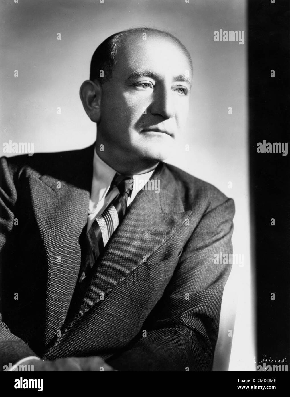 Movie Producer JOSEPH M. SCHENCK circa 1930 Portrait publicity for United Artists Stock Photo