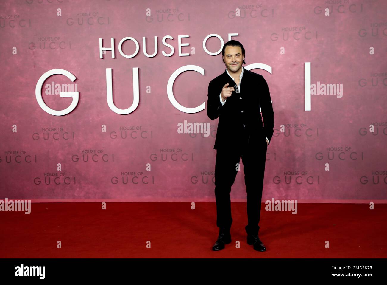 Jack Huston poses for photographers upon arrival at the World premiere
