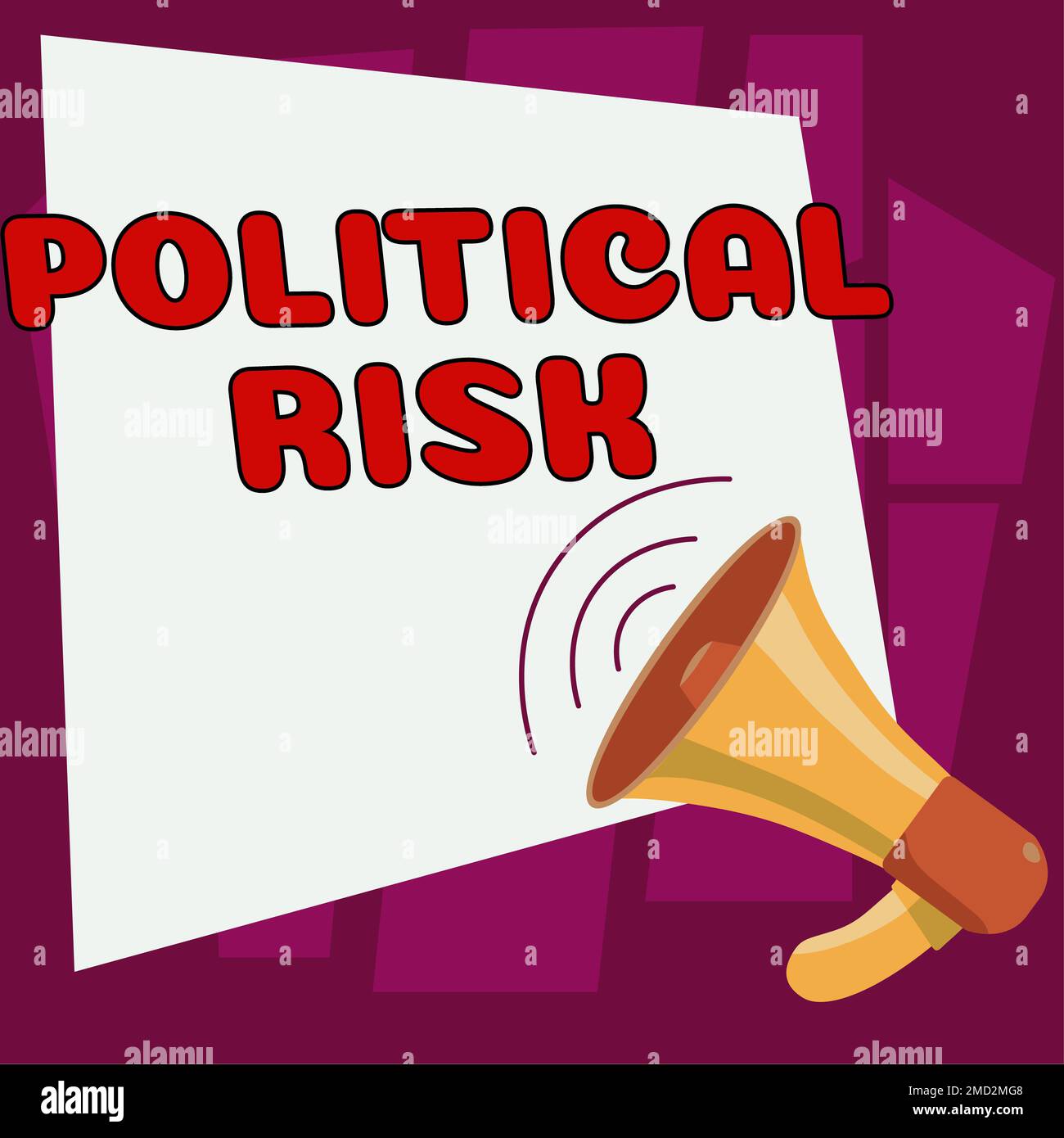 Inspiration showing sign Political Risk. Word for communications person ...