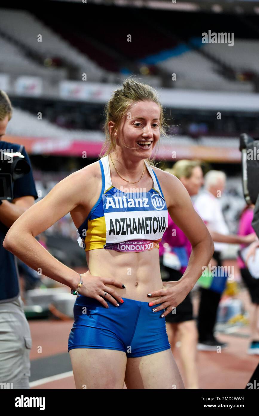 Leilia Adzhametova after competing in 2017 World Para Athletics ...