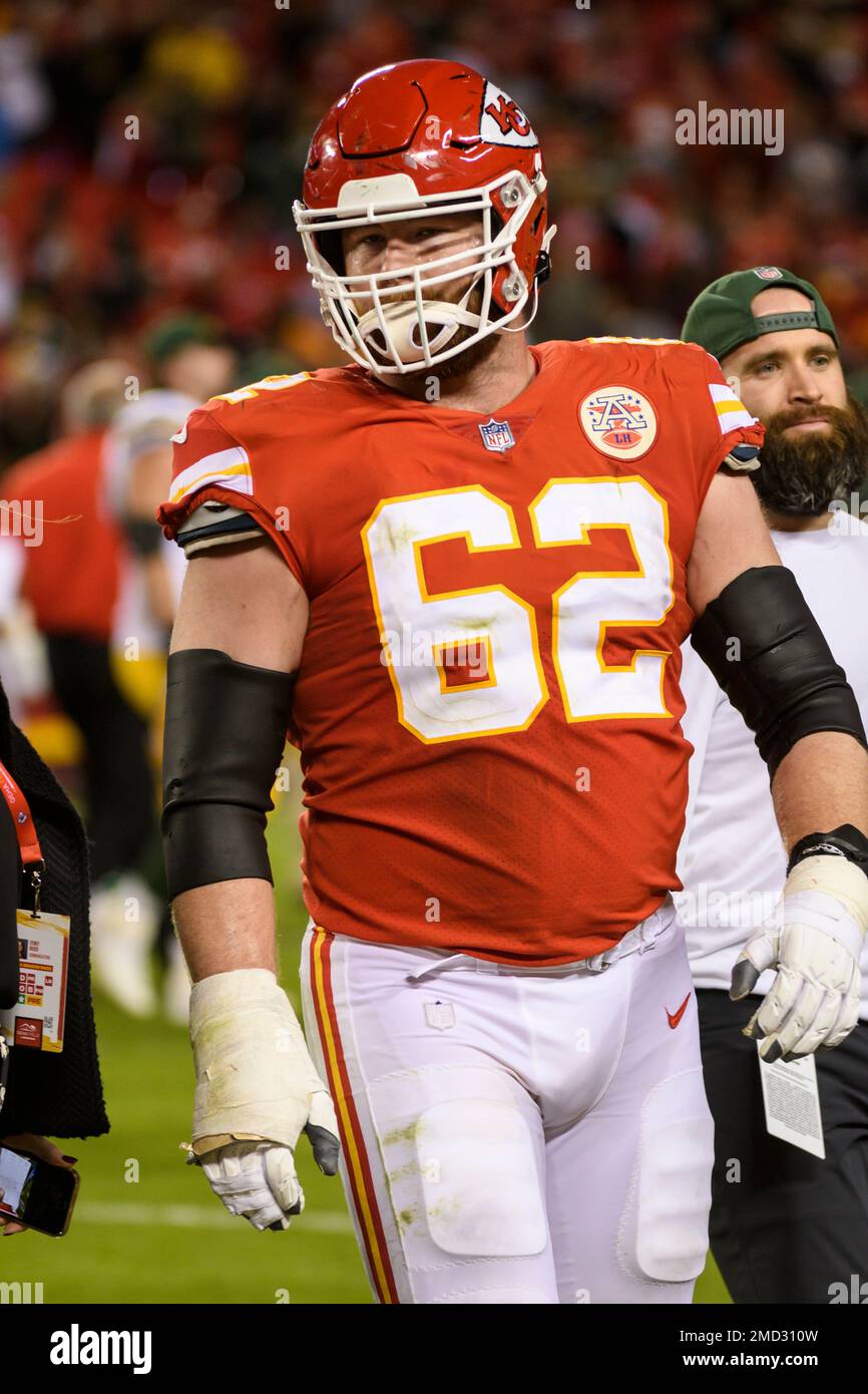 Kansas City Chiefs guard Joe Thuney after their win over the Green Bay Packers in an NFL