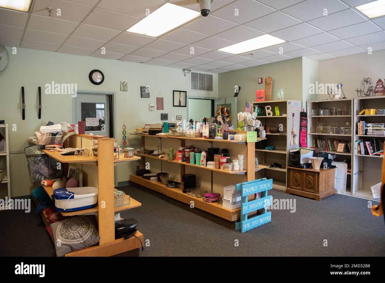 The household goods area at the Airman’s Attic at Cannon Air Force Base
