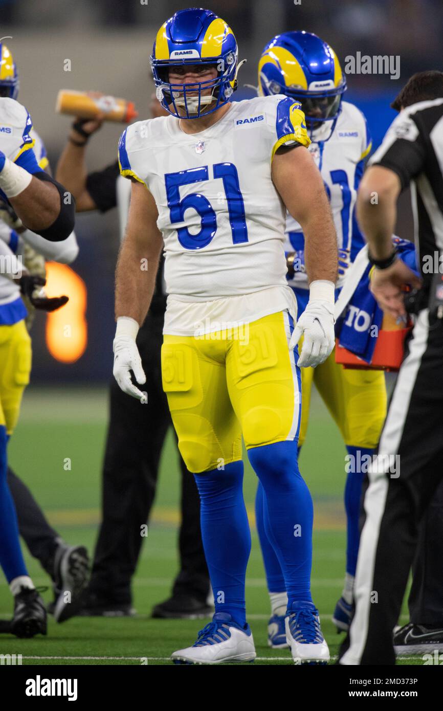 Los Angeles Rams linebacker Troy Reeder (51) during a time out