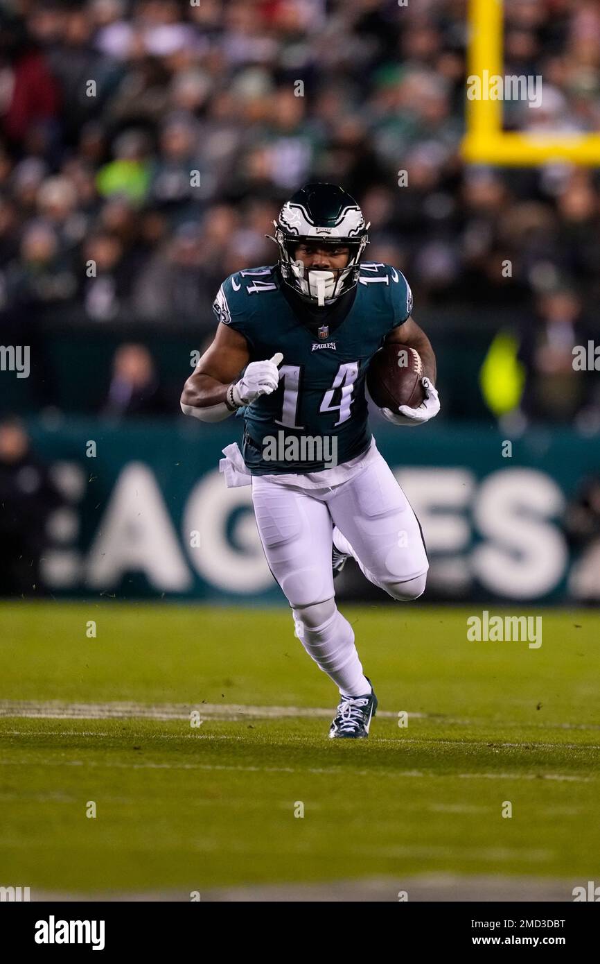 Philadelphia Eagles' Kenneth Gainwell Plays During An Nfl Divisional 