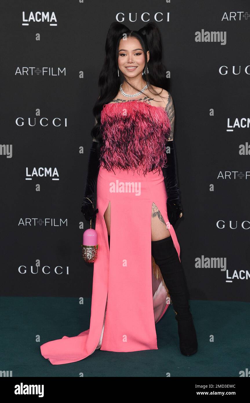 Bella Poarch arrives at the LACMA Art + Film Gala on Saturday, Nov. 6